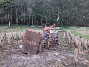 Mesin Bajak Sawah Pak Ribut Raib Digondol Maling