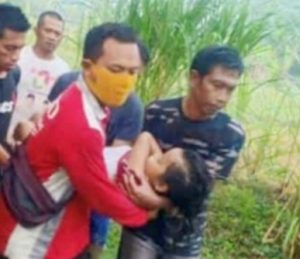 Ditelan Sungai Glugu  Anak Perempuan Meninggal Dunia.