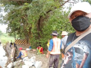 Seperti Proyek Siluman, Pembangunan Jembatan Sasak Bakar Tanpa Papan Proyek