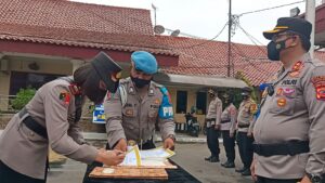 Kapolres Pimpin Rotasi Kasat Reskrim dan Kapolsek Utbar di Lingkup Polres Cirebon Kota