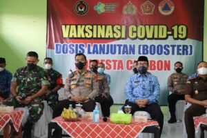 Kapolresta Cirebon Hadiri Zoom Meeting Vaksinasi Serentak Seluruh Indonesia