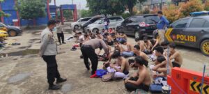 Polsek Weru Polresta Cirebon Amankan 32 Pelajar yang Terlibat Tawuran