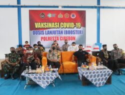 Kapolresta Cirebon Hadiri Zoom Meeting Vaksinasi Serentak Bersama Kalemdiklat Polri