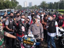 Polda Metro Jaya Melaksanakan Pengamanan Parade konvoi Rider MotoGP