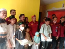 HUT Paguyuban Wartawan Cirebon Raya (PWC-R) Ke-1, Berbagi Kasih Bersama Anak Yatim