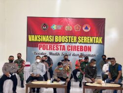 Serbu Polsek Gempol, Ternyata Masyarakat Ikut Layanan Vaksin Booster