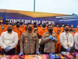 Polresta Cirebon Amankan 60 Pelaku Tindak Kejahatan Hasil Operasi Libas Lodaya 2022