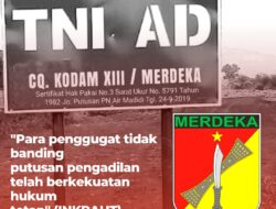 Klarifikasi TNI AD Terkait Lahan Milik TNI AD di Desa Watutumou 3 Kecamatan Kalawat Kabupaten Minahasa Utara