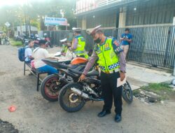 Puluhan Kendaraan Berknalpot Bising Terjaring Razia Polresta Cirebon