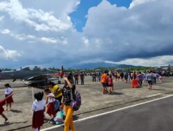 Gembira Campur Senang, Static Show di Lanud Sri Manado Banyak Dikunjungi Masyarakat Sulut