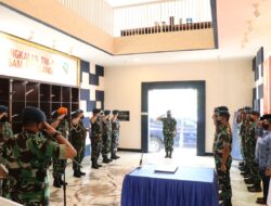 Danlanud Sam Ratulangi Menerima Laporan Penyerahan Jabatan Kepala Dinas Personel