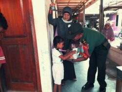 Pantau Posyandu di Desa, Babinsa Majenang Ajak Masyarakat Jaga Kesehatan Ibu dan Anak