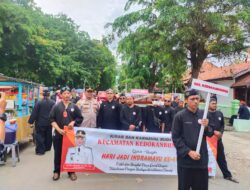 Pemberangkatan Rombongan Peserta Karnaval Budaya di Kawal Polsek Kedokanbunder