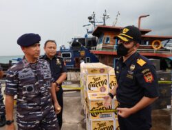 Sinergitas TNI AL berhasil Gagalkan Penyelundupan Minuman Beralkohol senilai 4.38 M
