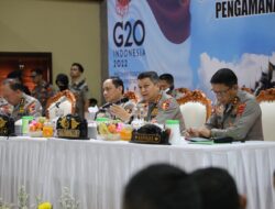 Waka Polri Pimpin Tactical Floor Game, Susun Strategi Pengamanan KTT G20 di Bali