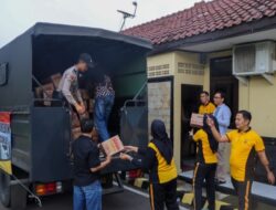 Polresta Cirebon dan IJTI Salurkan Bantuan dari Posko Peduli Cianjur