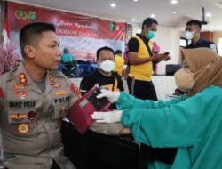 73Th Bakti Polda Metro Jaya, Polres Tangsel Adakan Donor Darah