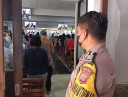 Berikan Rasa Aman dan Nyaman Personel Polres Cirebon Kota Pengamanan Ibadah Gereja