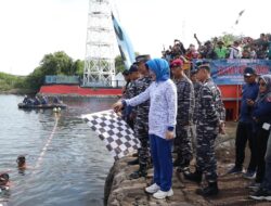 TNI AL Cirebon Gelar Kejuaraan Selam Finswimming Tahun 2022 Antar Pelajar Se – Jawa Barat