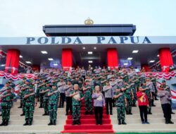 Panglima TNI dan Kepala Staf Resmikan Polda Papua Baru, Kapolri Wujud Sinergitas Makin Kokoh