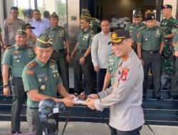 Kuatnya Sinergitas TNI – Polri, Danrem 052/ Wkr Ucapkan Selamat Hari Bhyangkara Ke-77 Ke Kapolres Tangsel