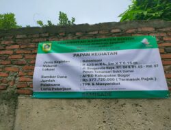 Program Samisade Berjalan Lancar Di Desa Pedurenan Untuk Betonisasi Jalan Perumahan Bugenvile Raya Perum Tamansari Bukit Damai