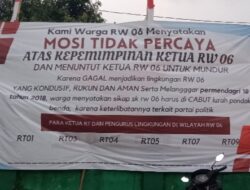 Penurunan Spanduk Mosi Tidak Percaya (MTP), Tokoh Masyarakat RW 06 Pondok Benda Angkat Bicara