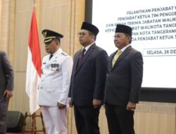 Masa Bakti Arief-Sachrudin Berakhir, Nurdin Resmi Dilantik Menjadi PJ Walikota Tangerang