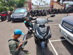 27 Motor Knalpot Brong Diamankan Polsek Pondok Aren, Orang Tua Dipanggil dan Motor Dikembalikan ke Standar Pabrik