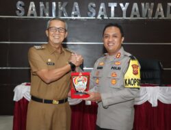 Kapolres Cirebon Kota Sambut Kunjungan PJ Wali Kota Cirebon