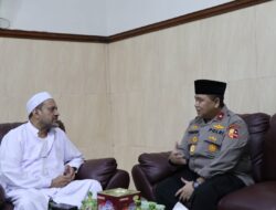 Ditemui Wakaops NCS Polri, Habib Taufiq Assegaf Pasuruan Doakan Pemilu Berjalan Aman dan Damai