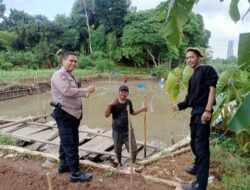 Koordinasi Kamtibmas dengan Warga Kampung Perigi Pondok Aren