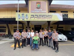 Bakti Sosial Pemberian Kursi Roda Oleh Polsek Tanjung Priok Bersama Donatur Bapak Haji Gani