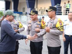 Kapolres Bima, Sambut Kedatangan Kapolda NTB Irjen Pol Drs Raden Umar Faroq SH. M.Hum di Bandara SMS Bima