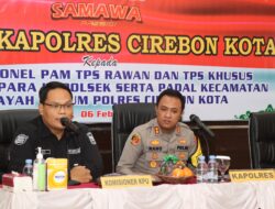 Kapolres Cirebon Kota Beri Pembekalan Personil Pengamanan TPS