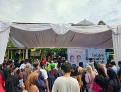 Gerakan Pengusaha Muda Kota Tangsel untuk Prabowo-Gibran, Kembali Gelar Tebus Sembako Murah di Serpong