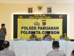 Kapolresta Cirebon Pimpin Pengecekan Polsek Pabuaran Dan Polsek Waled