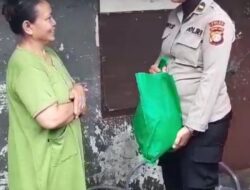 Santunan Kapolsek Ciputat Timur di Kel. Rengas Kec. Ciputat Timur – Kota Tangsel