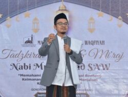 Masjid Assalaamatul Waqfiyah Gondrong Kota Tangerang Gelar Peringatan Isra Mi’raj