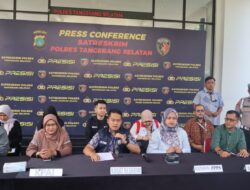 Press Conference Sat Reskrim Polres Tangerang selatan Tindak Pidana Kekerasan di Bawah Umur