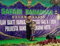 Dandim 0506/Tgr Safari Ramadhan Bhakti Ramadhan di Polresta Bandara Soekarno Hatta