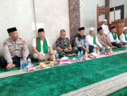 Wakapolsek Legok Hadiri Peresmian Masjid Baru dan Acara Halal Bihalal di Desa Rancagong