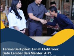 Terima Sertipikat Tanah Elektronik Satu Lembar dari Menteri AHY, Pengusaha Mebel di Jateng: Tidak Khawatir Karena Simpel dan Aman