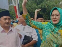 Dipadati Massa Pendukung, Airin Rachmi Diany-Ade Sumardi Daftar ke KPU Banten