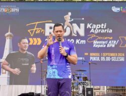 Hadiri Fun Run KAPTI-Agraria, Menteri AHY Ajak Taruna Raih Mimpi Besar dengan Kerja Keras dan Kedisiplinan