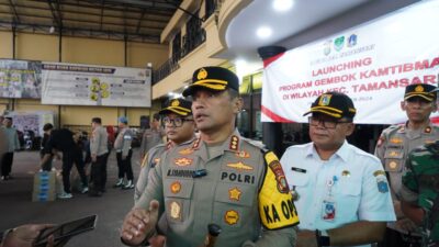 Tekan Kasus Curanmor, Polsek Metro Tamansari Launching Program Gembok Kamtibmas