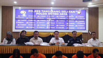 Sat Reskrim Polres Tangsel Ungkap 7 Kasus, Dalam Rangka Operasi Sikat Jaya 2024