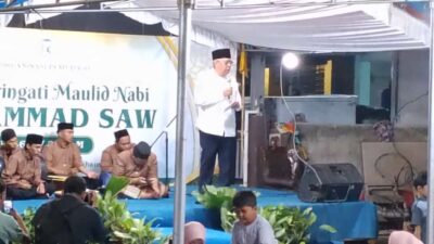 Peringatan Maulid Nabi di Kp. Sengkol, Benyamin Davnie : Tekankan Pentingnya Akhlak