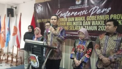 KPU Tetapkan 2 Paslon Yang Bakal Berlaga di Pilkada Tangsel