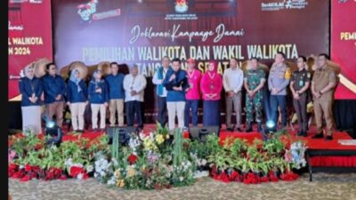 Deklarasi Kampanye Damai, KPU Tangsel Ajak Kontestan Jaga Integritas Pilkada 2024